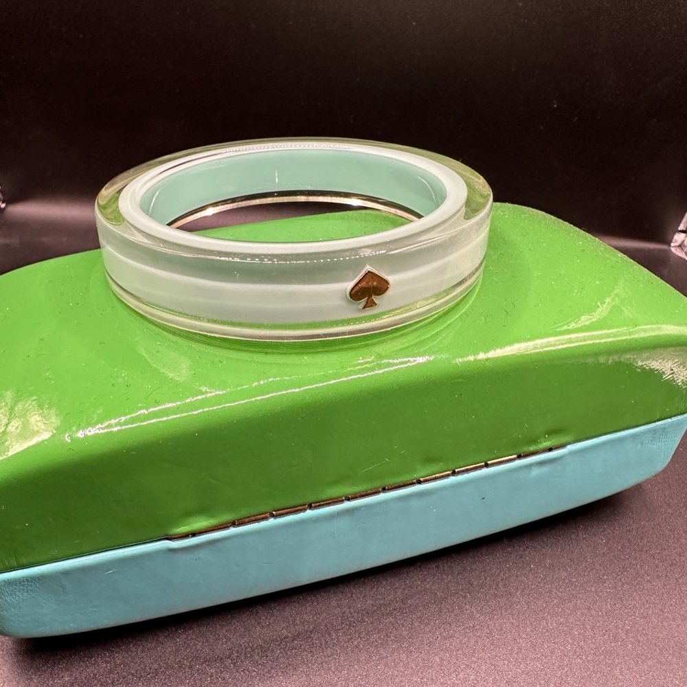 Kate Spade lucite bangle in mint color